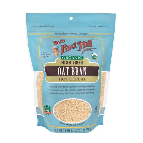 Organic Oat Bran Cereal Bobs Red Mill Natural Foods