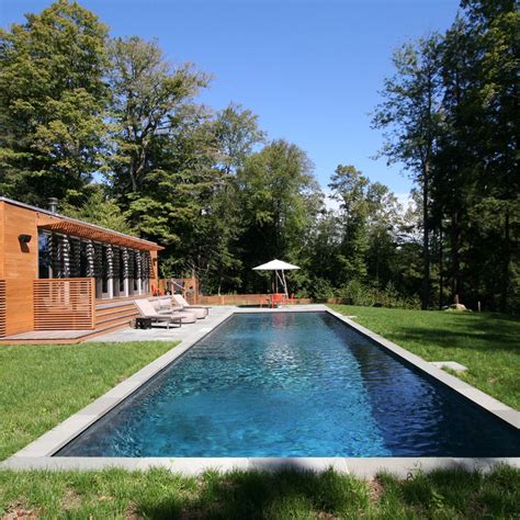 Res4 Modern Modular Prefab Connecticut Pool House Is A Single Module