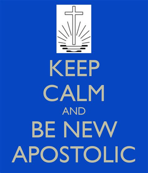 New Apostolics Rule Words Of Hope