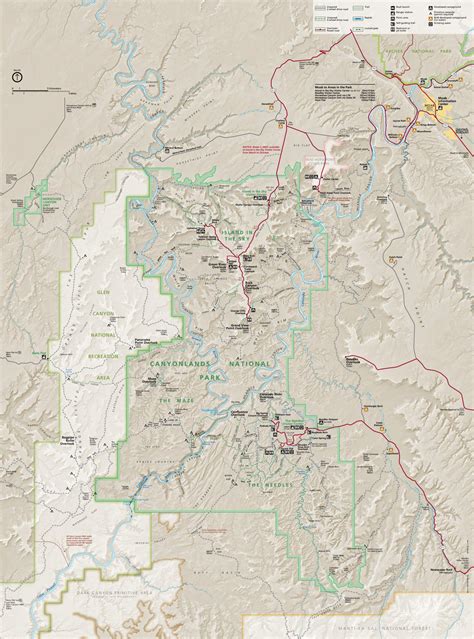 27 Map Of Canyonlands National Park Online Map Around The World