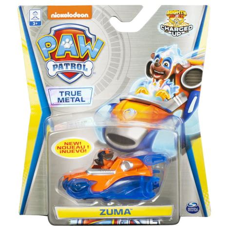Paw Patrol True Metal Zuma Collectible Die Cast Vehicle Charged Up