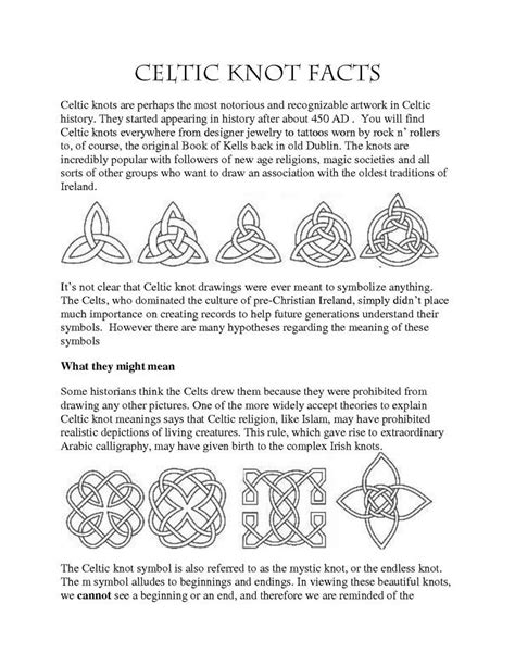 Celtic Symbols And Their Meanings For Tattoos Celtic