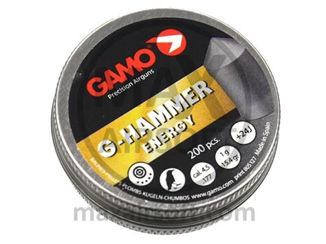 Gamo G Hammer 177 Cal 45mm Pellets 200pcs Pellets Maxairsoft