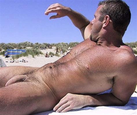 Daddys Big Hard One Daddy Gets Hot At The Nude Beach