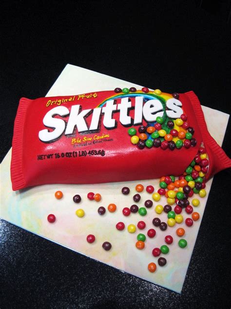 Can You Believe That It´s A Cake Skittles Cake Crazy Cakes Candy Cakes