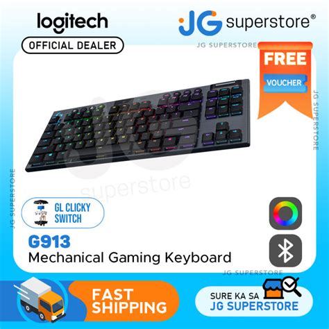 Logitech G913 Tkl Lightspeed Rgb Wireless Mechanical Gaming Keyboard