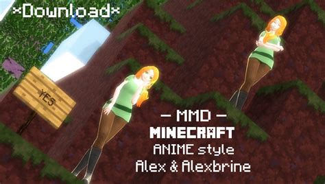 Mmd Minecraft Alex Up Dl By Rby121174 On Deviantart