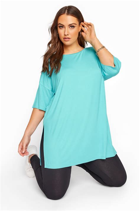 Mint Green Oversized T Shirt Yours Clothing