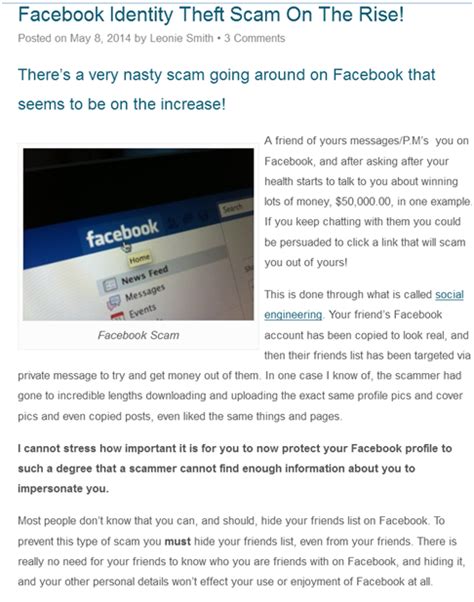 Facebook Scams Asking For Money Fake Duplicate Accounts
