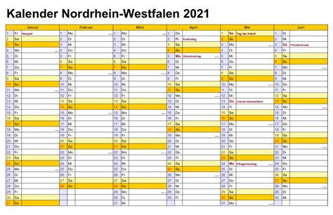 2021 Nrw Kalender Druckbarer 2023 Kalender