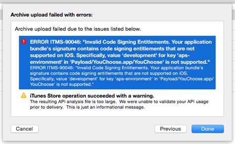 In this case, you should configure your target to use your. ios - Invalid Code Signing Entitlements errors when ...