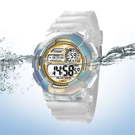 Montre Num Rique Tanche Unisexe Pour Homme Bracelet De Voyage En