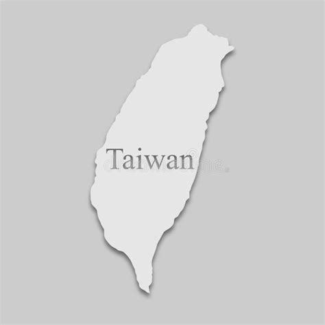 台湾地图有阴影的 向量例证. 插画 包括有 剪影, 台湾, 旅游业, 投反对票, 向量, 影子, 形状, 国家（地区） - 93879077