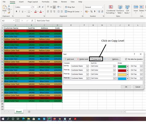 Nazeer Basha Shaik How To Sort Rows In Excel By Colors Hot Sex Picture