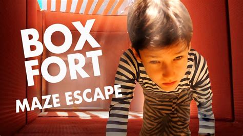 Ultimate Box Fort Maze Escape Real Hacker Prison Youtube