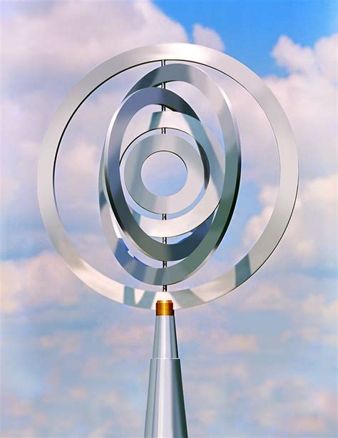 Kinetic Sculpture By Jeff Kahn Large Orbits Wind Powered Outdoor