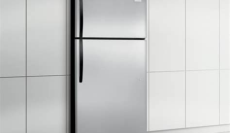 FRIGIDAIRE Refrigerator, Residential, Stainless Steel, 28 in Overall