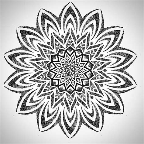 Some Of This With Solid Lines Too Mandala Tattoo Design Geometric