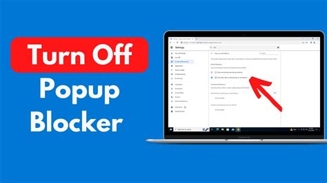 How To Turn Off Popup Blocker On Windows 10 Quick And Easy Youtube