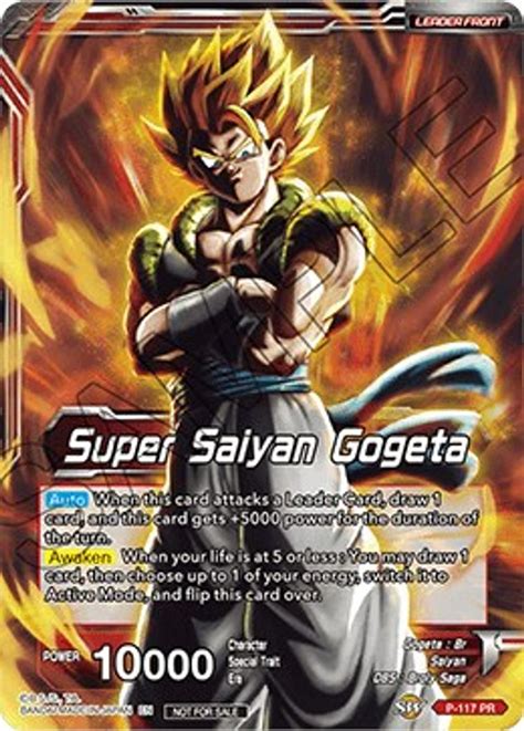 Super Saiyan Gogeta Ssb Gogeta Fusion Transcendent Promotion