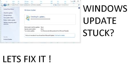 Stuck At Checking For Updates Windows Update Fix Youtube