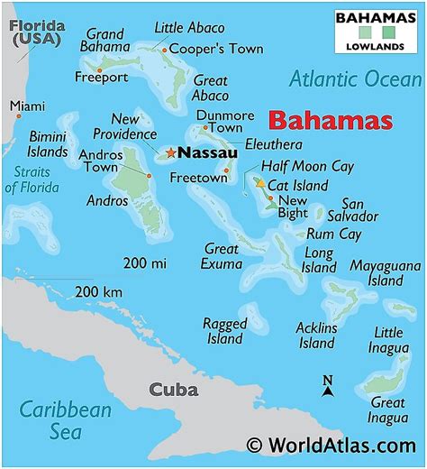 How Many Islands Are In The Bahamas Worldatlas