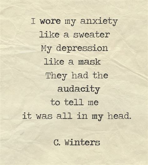 Anxiety Anxiety Poem By Cece Winters