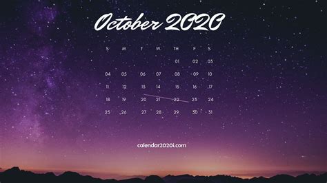 Follow us for regular updates on awesome new wallpapers! Free download October 2020 Calendar Wallpapers Top October ...