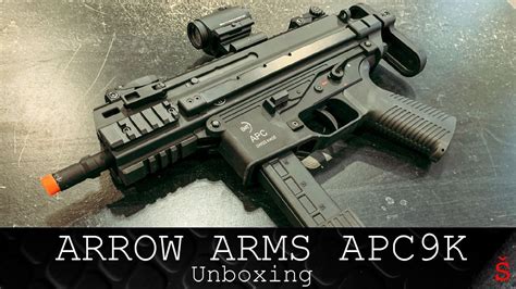 Airsoft Arrow Arms Apc9k Pro Unboxing Ares Youtube
