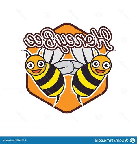 Honey Bee Logo Vector At Collection Of Honey Bee Logo
