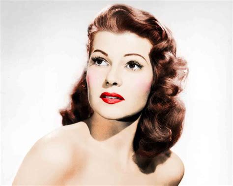 Kerrylaurenh Colourization Of Rita Hayworth Wedding Hair And Makeup