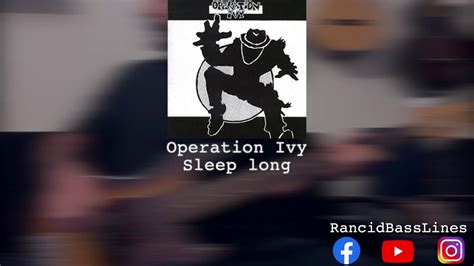 Operation Ivy Sleep Long Bass Cover Youtube