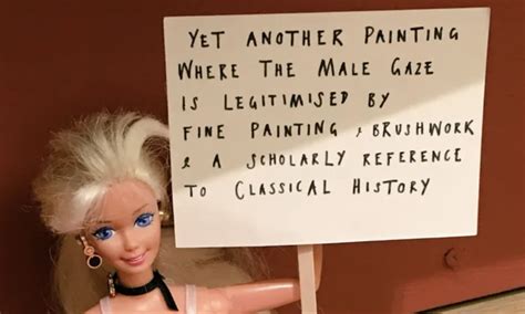 We Heart ArtActivistBarbie Taking On Patriarchy In The Art World Ms