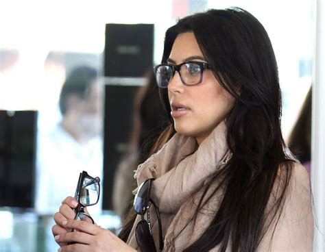 Kim Kardashian From Celebs Are Gorgeous In Glasses E News
