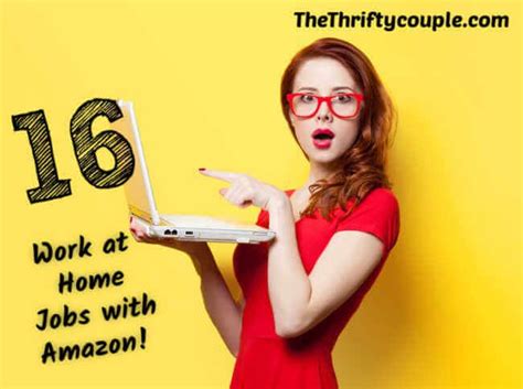 16 Work At Home Jobs With Amazon Work From Home Jobs Home Jobs