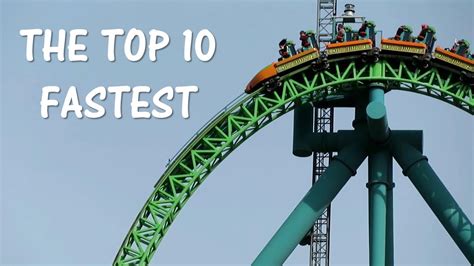 Top 10 Fastest Roller Coasters In The World 2020 Youtube