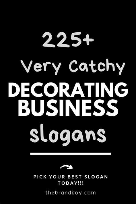 225 Catchy Decorating Business Slogans And Taglines Business Slogans