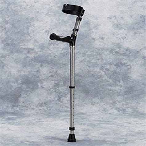 Walk Easy Adult Forearm Crutches Full Cuff Coal