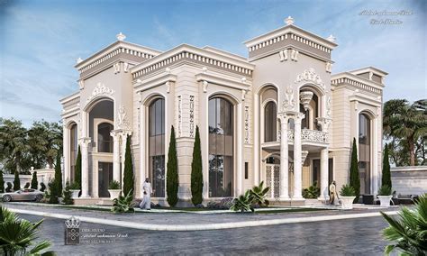 New Classic Villa On Behance Classic House Exterior Luxury Villa