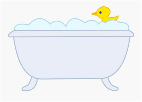 Bubble Bath With Rubber Ducky Cartoon Bubble Bath Free Transparent