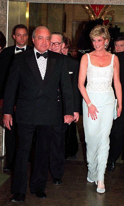 Harrods owner and father of dodi, mohamed al fayed, said he wanted to create a memorial at harrods to help keep the pair's spirits alive. mohamed al-fayed walking with princess diana in formalwear | Princess diana and dodi, Princess ...