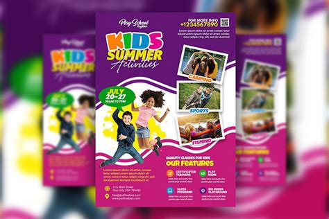 Free Kids Flyer Poster Psd Templates 2024