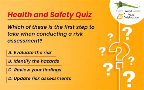 Health And Safety Quiz Safety Courses Safety Training Classroom
