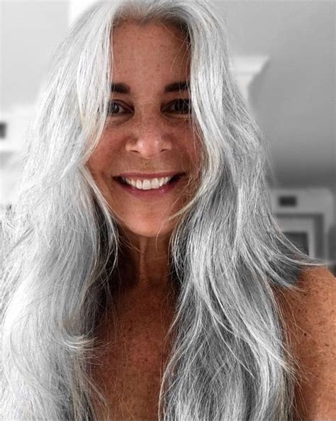 Silver Sister Spotlight With Hillary Grey Hair Model Long Gray Hair