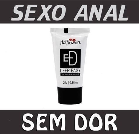 Gel Preto Deep Easy Sexo Anal Sem Dor Anestesia Hotflowers