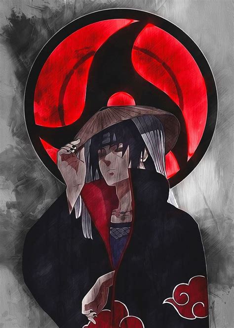 Uchiha Itachi 5 16 Poster Print By Sobat Coolren Displate Naruto