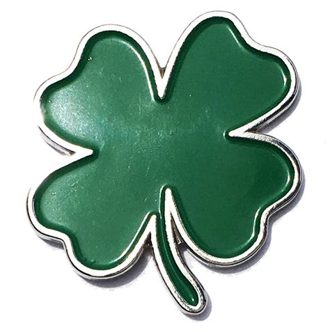 Ireland Heritage Luck Of The Irish Four Leaf Clover Enamel Pin Etsy