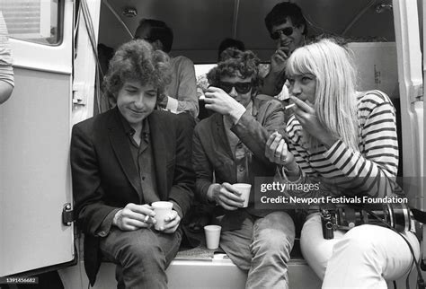 Musicians Bob Dylan Donovan And Mary Travers Of Peter Paul And