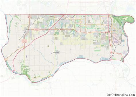 Map Of Sarpy County Nebraska Địa Ốc Thông Thái