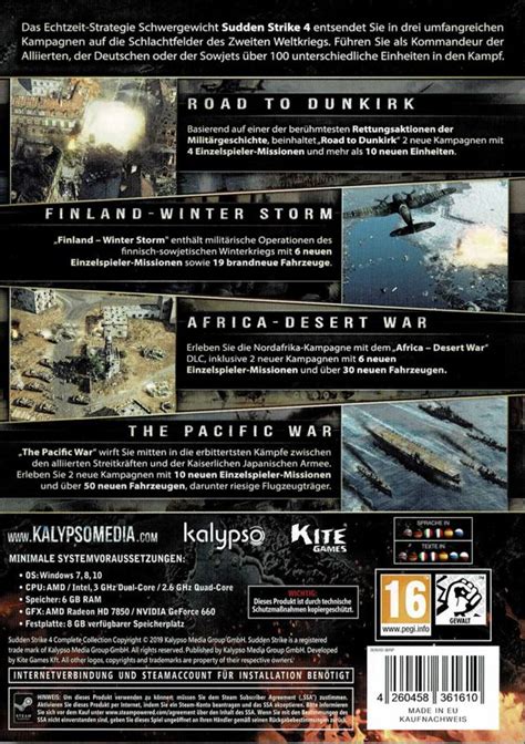 Sudden Strike 4 Complete Collection 2019 Windows Box Cover Art